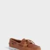 Sebago Brown Tan Portland Crazy Docksides