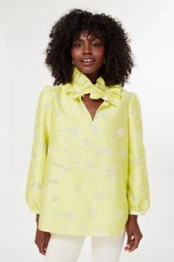 Citron Fil Coupe Bouvier Blouse