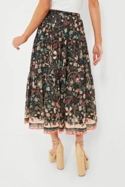 ULLA JOHNSON Obsidian Botanica Cambrie Skirt -Outfit And Shoe Sales Store 0J8HD7dXrjAUZa3c1NClxxHCvnpOVUlS 1