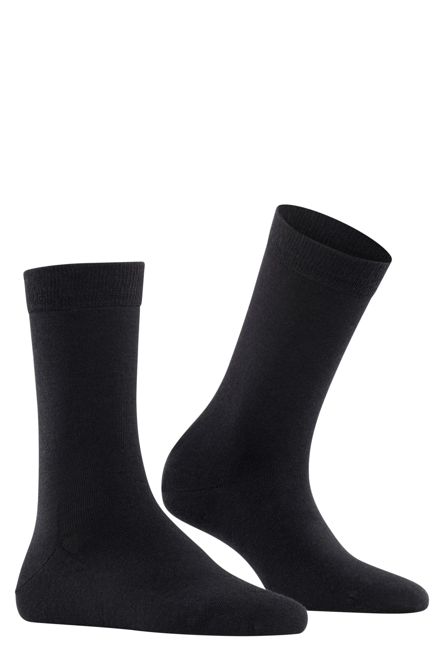 Falke Black Merino Cotton Blend Socks 2 Falke Black Merino Cotton Blend Socks - Image 2