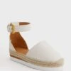 See By Chloé Natural Glyn Closed Toe Espadrilles