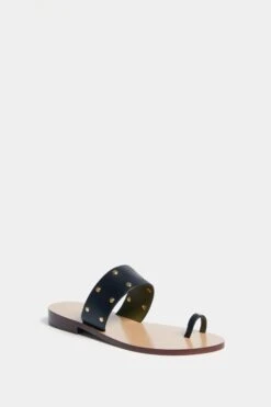 Black Imma Capri Sandals