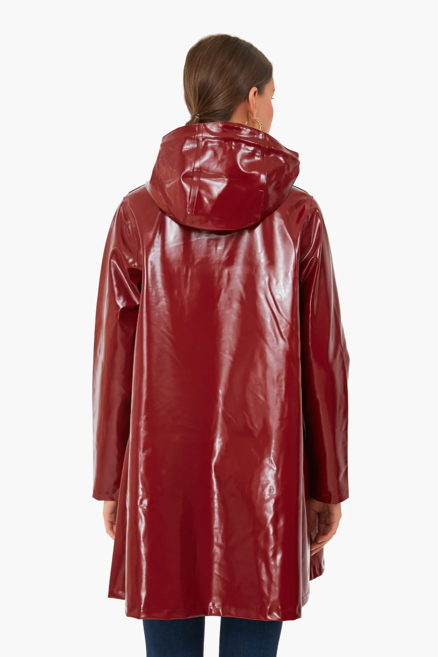 Stutterheim Burgundy Mosebacke Opal Jacket 4 Stutterheim Burgundy Mosebacke Opal Jacket - Image 4