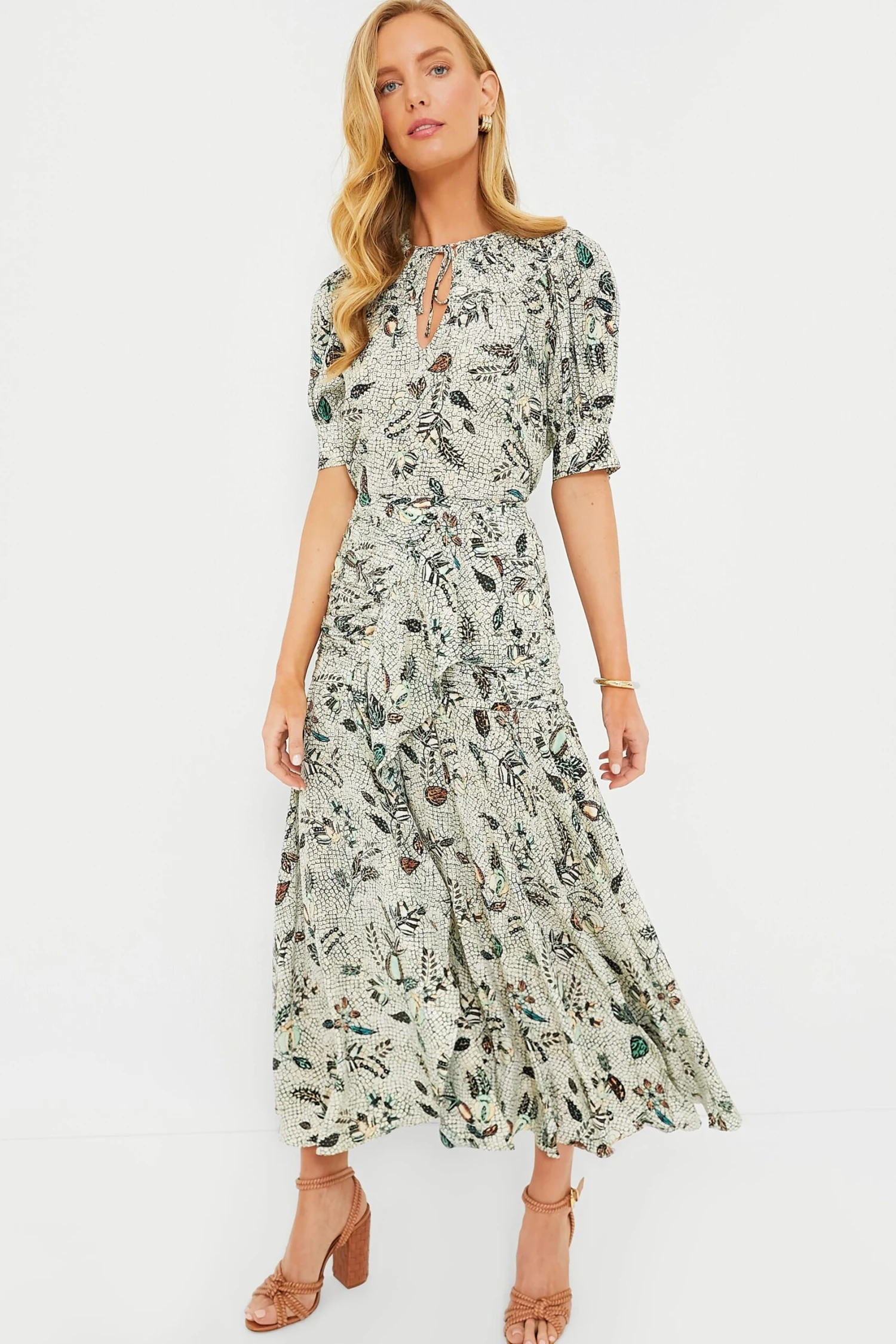 ULLA JOHNSON Botanical Mist Georgina Skirt 6 ULLA JOHNSON Botanical Mist Georgina Skirt - Image 6