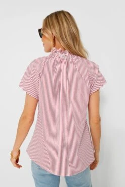 Red Stripe Rae Blouse -Outfit And Shoe Sales Store 1NDZtqBJ8Vxk7Ta4fddjBBWiCXGvmzAY 1