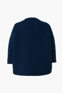 Navy Cable Ally Swing Sweatshirt -Outfit And Shoe Sales Store 1aI1Y9U612yrEWOPKwUXuNu4vTg7ml4W 1