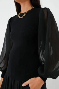 ULLA JOHNSON Noir Sabrina Pullover 10 ULLA JOHNSON Noir Sabrina Pullover -Outfit And Shoe Sales Store 1e4WhVPsw7iq9JKyuzfl0VMbdd5fZXAn 1