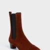 Bruciato Wax Crosta Leather & Black Gros-Grain La Ribelle Boots