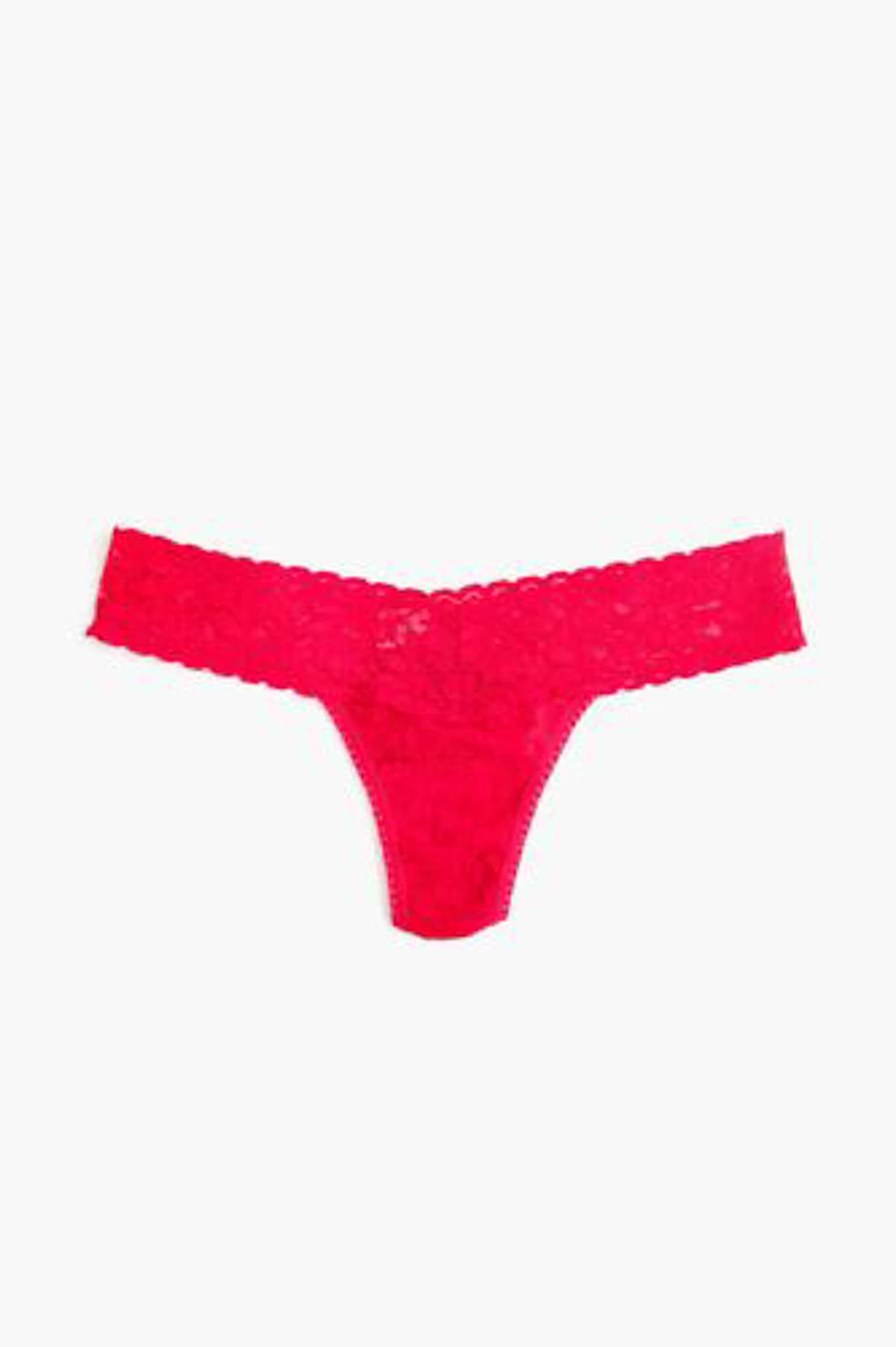 HANKY PANKY Red Signature Lace Low Rise Thong 2 HANKY PANKY Red Signature Lace Low Rise Thong - Image 2