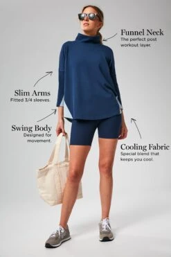 Navy And Breezy Blue Ally Swing Sweatshirt -Outfit And Shoe Sales Store 26aakHPaUw9LjQ1RRCVuhcYhdt6BIhYJ 1