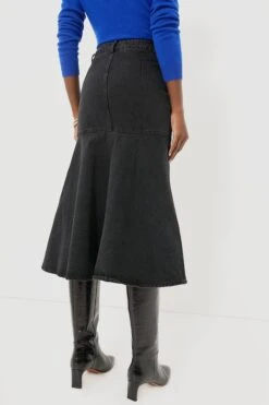 Washed Black Cyprus Midi Skirt -Outfit And Shoe Sales Store 2EZZ7SL1t6d4JP8jo4dEOvGf9i3I3J1x 1