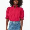 Raspberry Selena Blouse