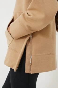 Long Sleeve Wool Blend Double Knit Half Zip Tunic Pullover -Outfit And Shoe Sales Store 2RvTYoFFL2NpOeyR9aZVoh6xZJQ0edWi 1