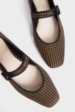 Loeffler Randall Black And Brown Check Ginger Flats -Outfit And Shoe Sales Store 2W19kMYxmda1Bbj7fm7PJyWBBMjaTTHp 1