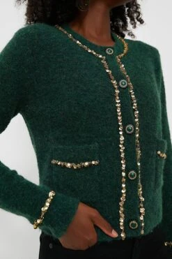 Gold Trimmed Eileen Cardigan -Outfit And Shoe Sales Store 2h07ddaRy0Cnh3eLVhuNsosTvdRTq6Iw 1