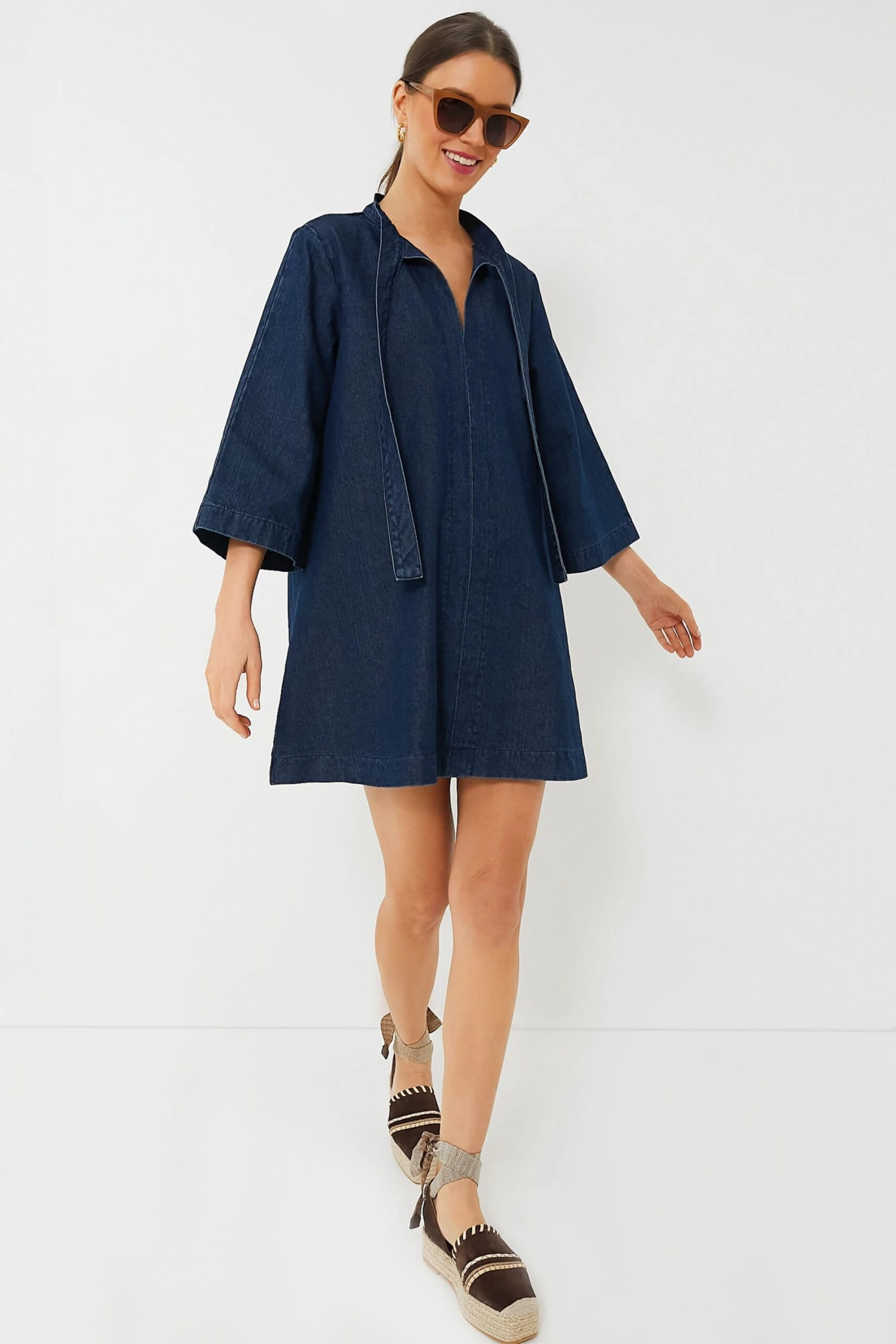 ULLA JOHNSON Dark Brown Stitch Detail Espadrilles 2 ULLA JOHNSON Dark Brown Stitch Detail Espadrilles - Image 2