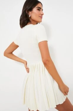 SELF PORTRAIT Cream Knit Mini Dress -Outfit And Shoe Sales Store 3Gt9GSJjAGCEXHD0Qryowkx33fPl0hCf 1