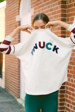 White Varsity Ally Swing Sweatshirt 13 White Varsity Ally Swing Sweatshirt -Outfit And Shoe Sales Store 3Td2arZ79SiVPFJxvrsqx8ww4QnXynLD 1