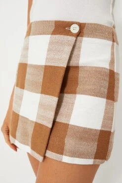 Staud Tobacco Gingham Tour Skirt -Outfit And Shoe Sales Store 3UoERxYHmt8CRw5ofUqZ3n6zVp71Mrjr 1
