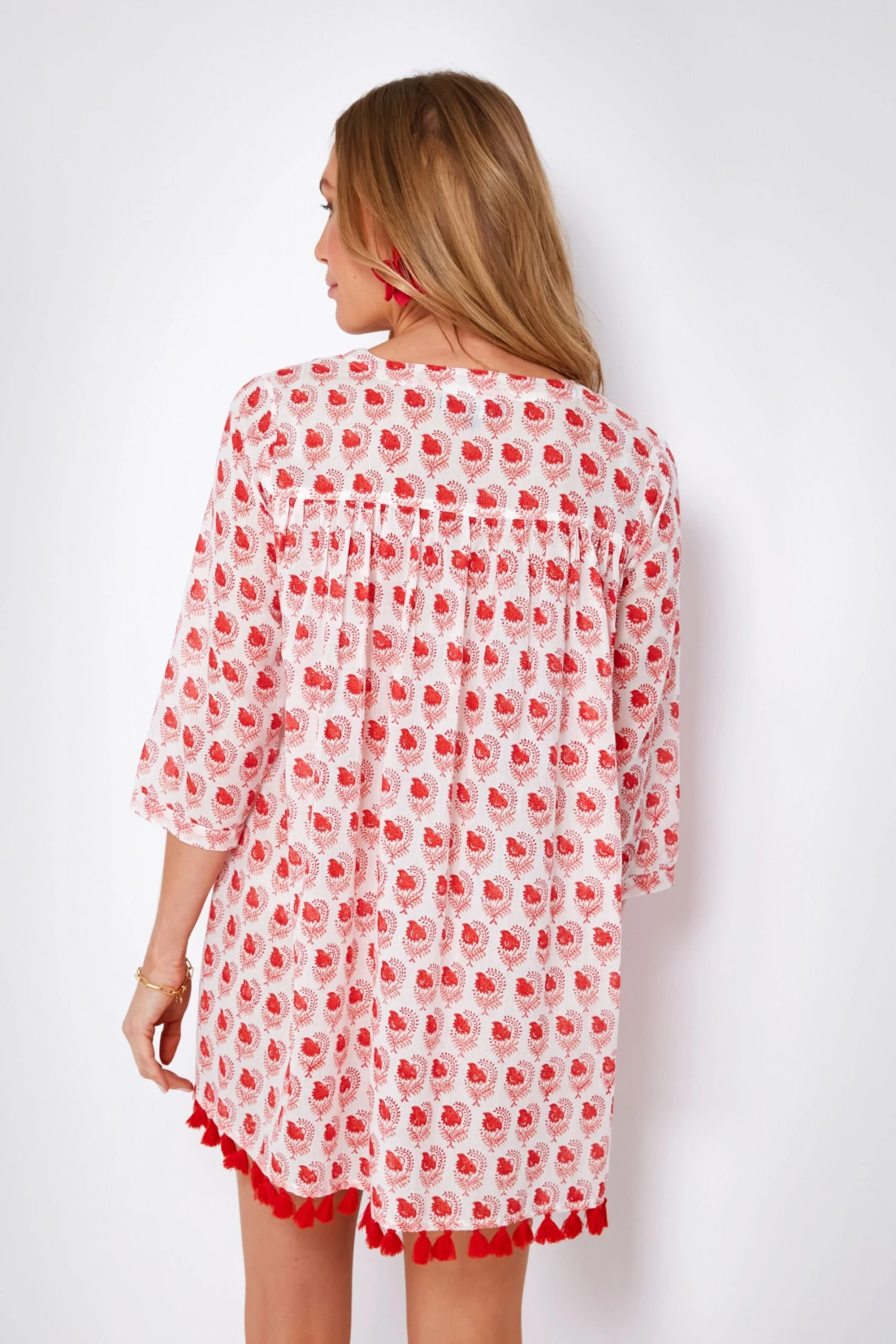 Red Caitlin Seychelles Tunic 4 Red Caitlin Seychelles Tunic - Image 4