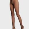 Wolford Black Individual 10 Back Seam Tights