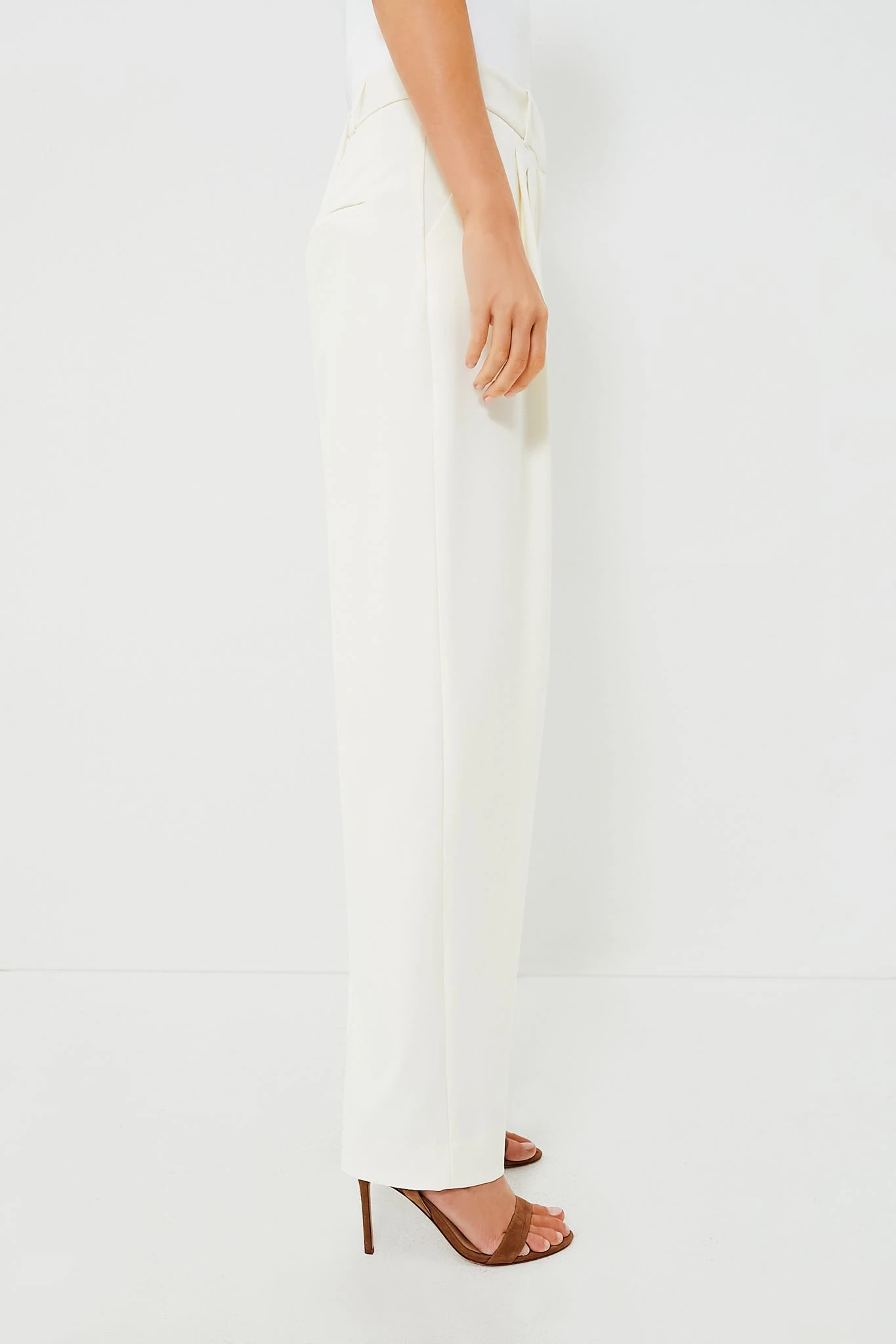 Veronica Beard Off White Lagarde Pant 3 Veronica Beard Off White Lagarde Pant - Image 3
