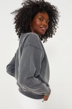 ANINE BING Washed Black Spencer Sweatshirt Spotted Leopard 8 ANINE BING Washed Black Spencer Sweatshirt Spotted Leopard -Outfit And Shoe Sales Store 4O3op53BRhqmwv2OSTsTlBQ33wdjSLCR 1