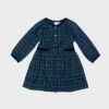 Green Plaid Elizabeth Dress