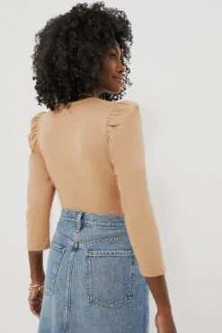 Tan Vesty Long Sleeve Crewneck -Outfit And Shoe Sales Store 4U57i3mpjim7xGkcSn4ovRlNsfe23lQN 1