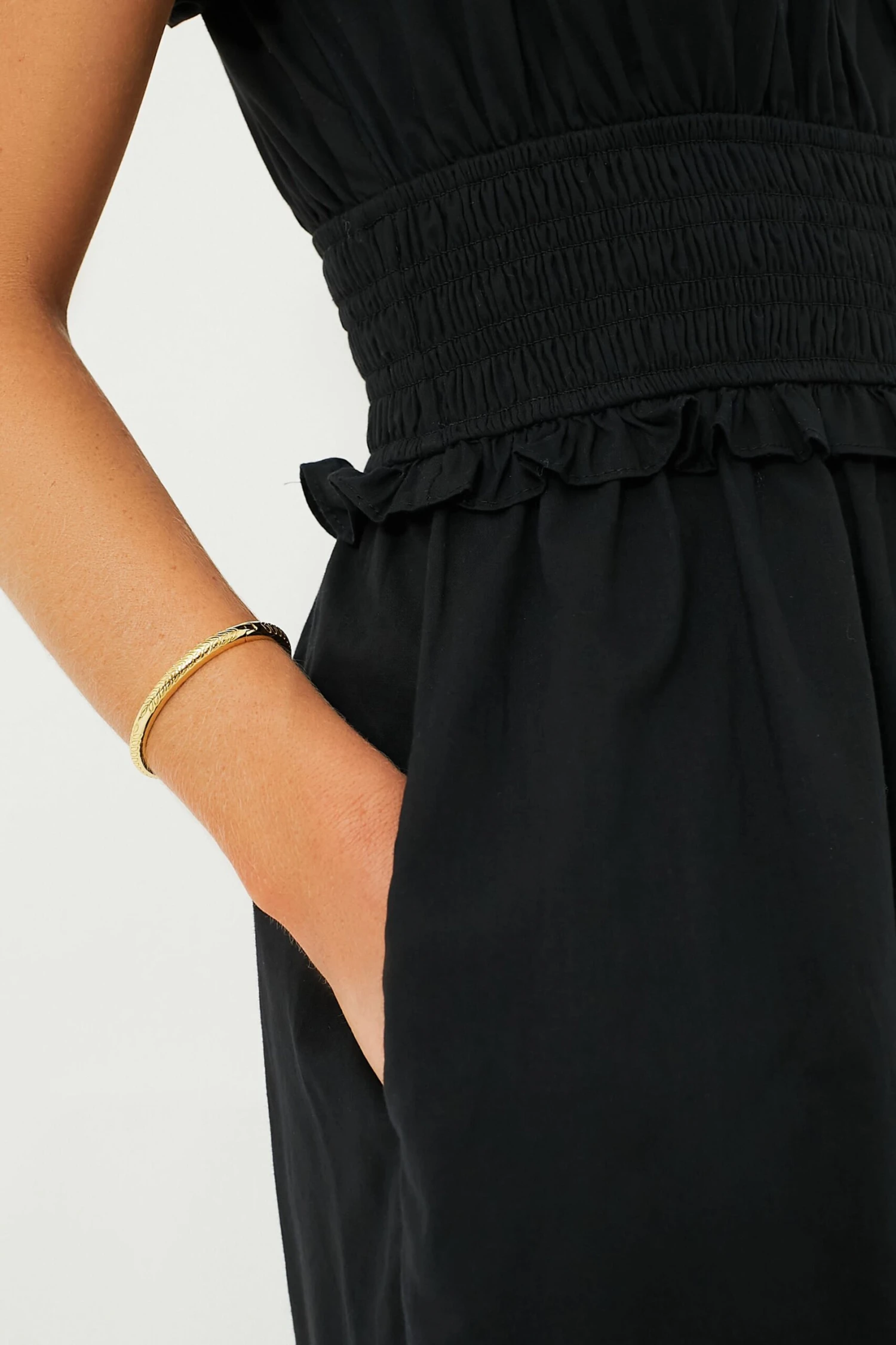 Black Puff Sleeve Flynn Dress 6 Black Puff Sleeve Flynn Dress - Image 6