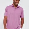 Peter Millar Port Blue Hales Performance Jersey Polo