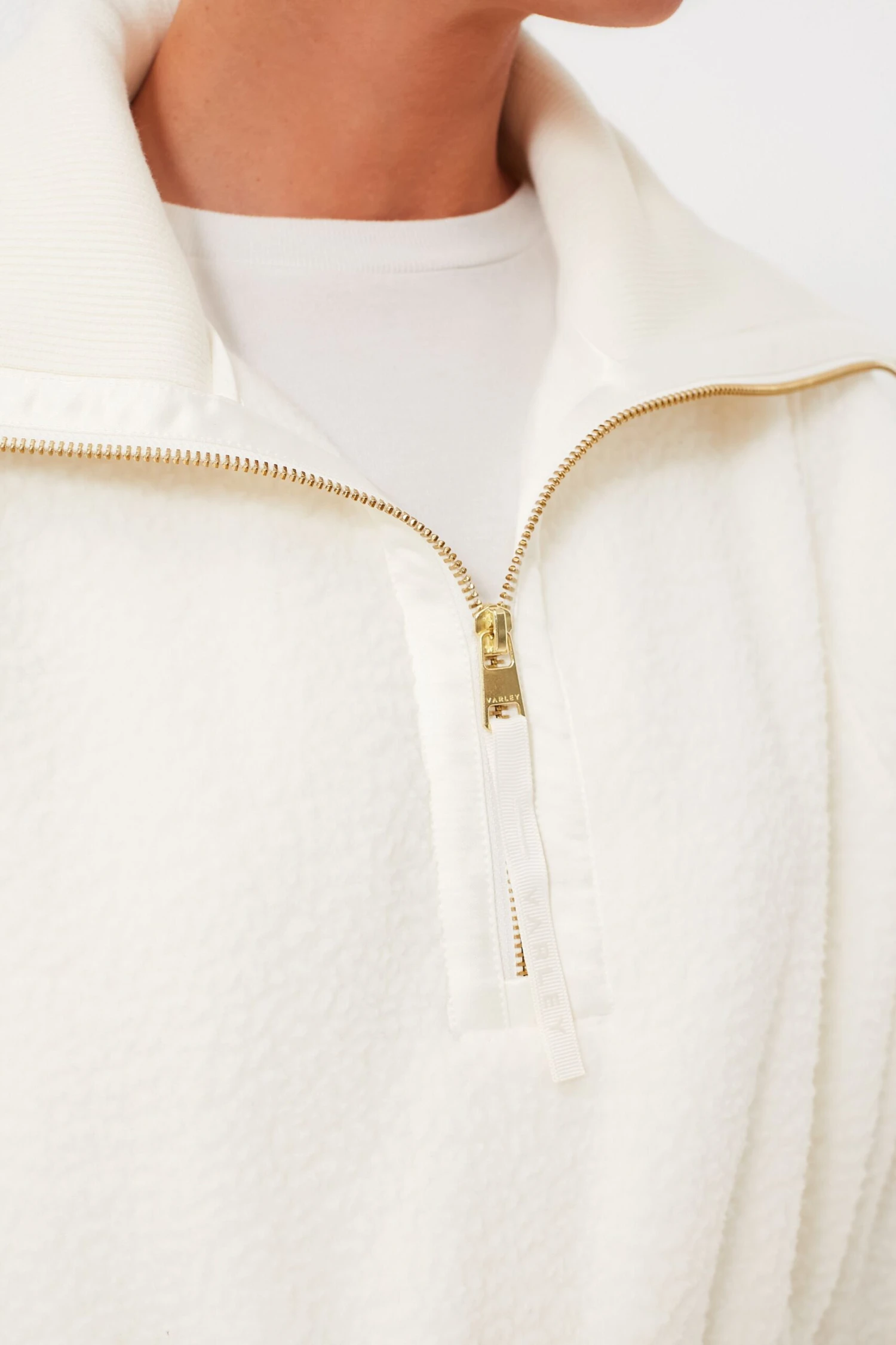 Varley Egret Parnel Half Zip Fleece 5 Varley Egret Parnel Half Zip Fleece - Image 5