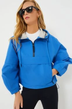 Mackage Lestial Blue Trench Demie Jacket