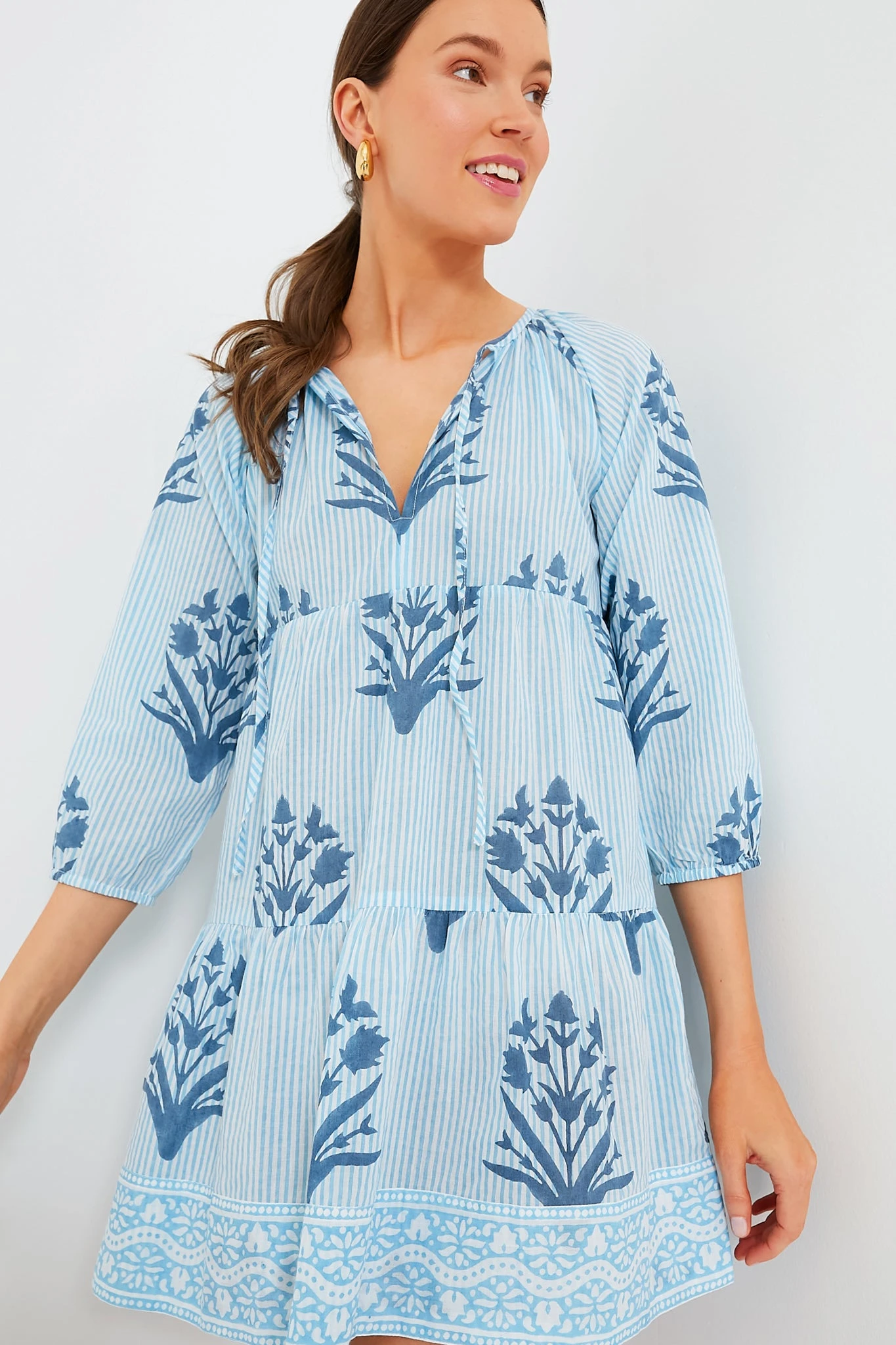 Classic Blue Priya Dress 2 Classic Blue Priya Dress - Image 2