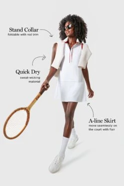 White And Red Sterling Tennis Dress -Outfit And Shoe Sales Store 5fmEql9zWpLtXKXT4EzSBCHfBYRa85rz 1
