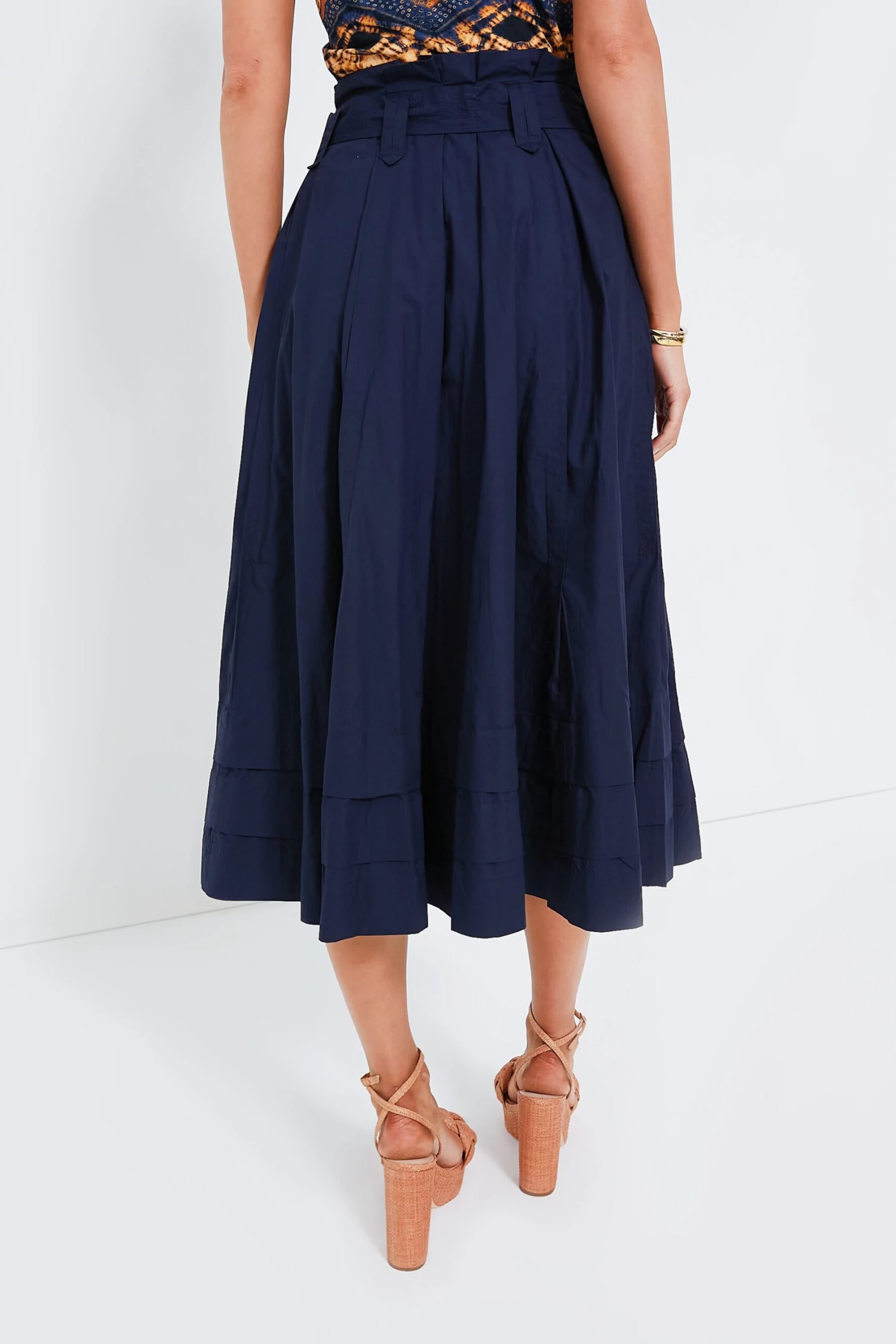 ULLA JOHNSON Midnight Dylan Skirt 4 ULLA JOHNSON Midnight Dylan Skirt - Image 4