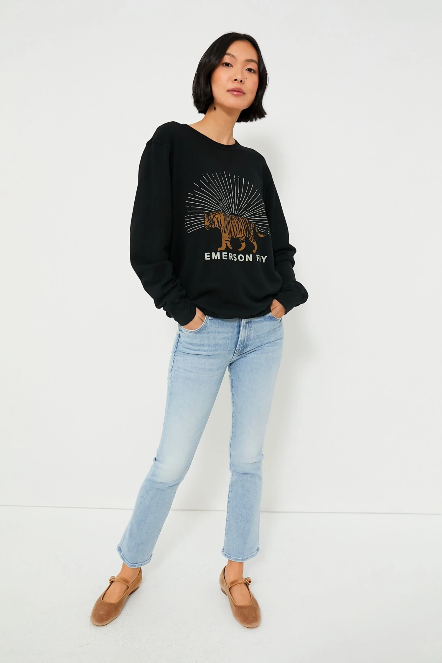 Black Tiger Sweatshirt 2 Black Tiger Sweatshirt - Image 2