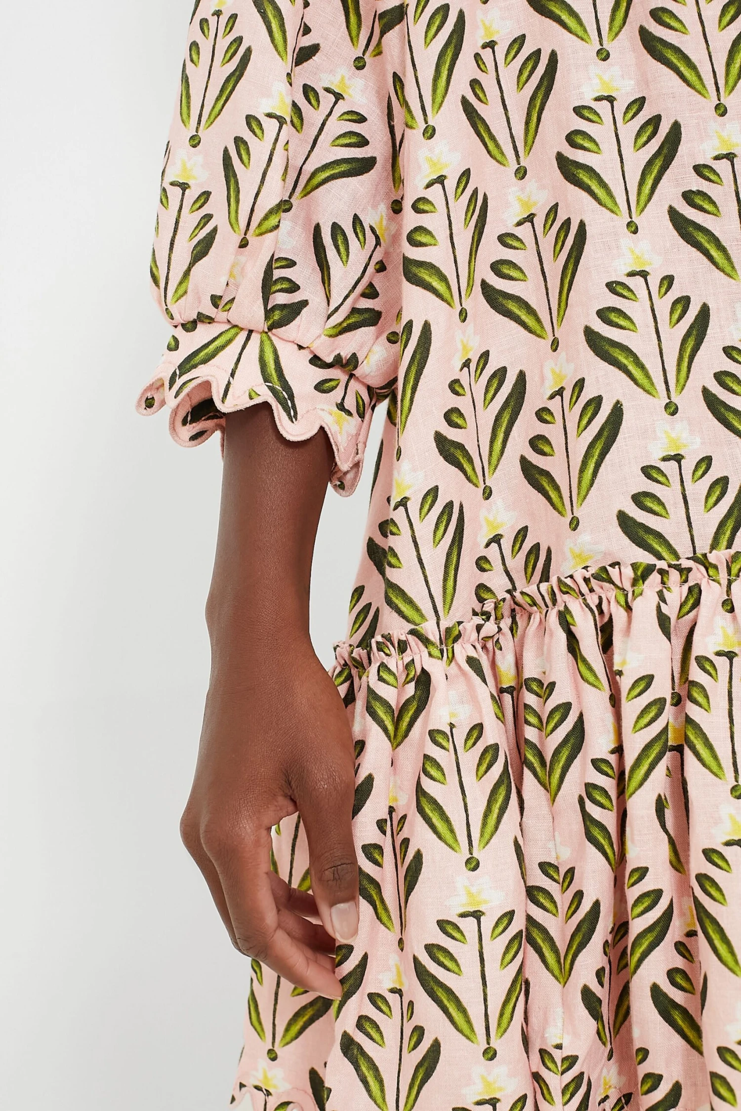 Exclusive Pink Hibisco Mini Dress 5 Exclusive Pink Hibisco Mini Dress - Image 5