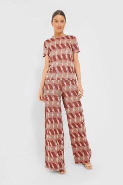 Marella Rust Geometric Lurex Knit Trouser 11 Marella Rust Geometric Lurex Knit Trouser -Outfit And Shoe Sales Store 6aLyaGGSJoedSzxtDHGoDTBrDv4psvlh 1