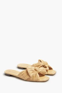 Loeffler Randall Natural Pleated Straw Daphne Flats -Outfit And Shoe Sales Store 6oCXvSfD0mVzUpWTXOA3i2g42ECqsLZo 1