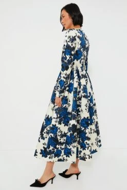 Blue Festive Bouquet Annie Dress -Outfit And Shoe Sales Store 79oioPrKZvHHslJfRm4yvsy4ss6iaX5W 1