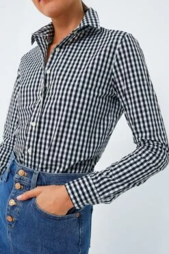Black Gingham Long Sleeve Icon Shirt -Outfit And Shoe Sales Store 7BjCyHrsjFF7sec8HkFYdFBA8fLOuaTL 1