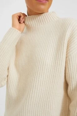 Varley Whitecap Grey Skyla Funnel Neck Knit -Outfit And Shoe Sales Store 7DHbRE5VWe3tKUK5F20BJmrDllYg6Xko 1