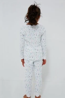 Blue Floral Organic Long Sleeve Pajama Set -Outfit And Shoe Sales Store 7bAWcWWsAEKH5ldmkMVHyr19j3AV8czs 1