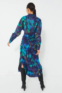 Isabel Marant Etoile Blue Green Nesly Watercolor Dress -Outfit And Shoe Sales Store 7f93ohTtxVUUIyG3M6OjdZtiUYo4IvgH 1