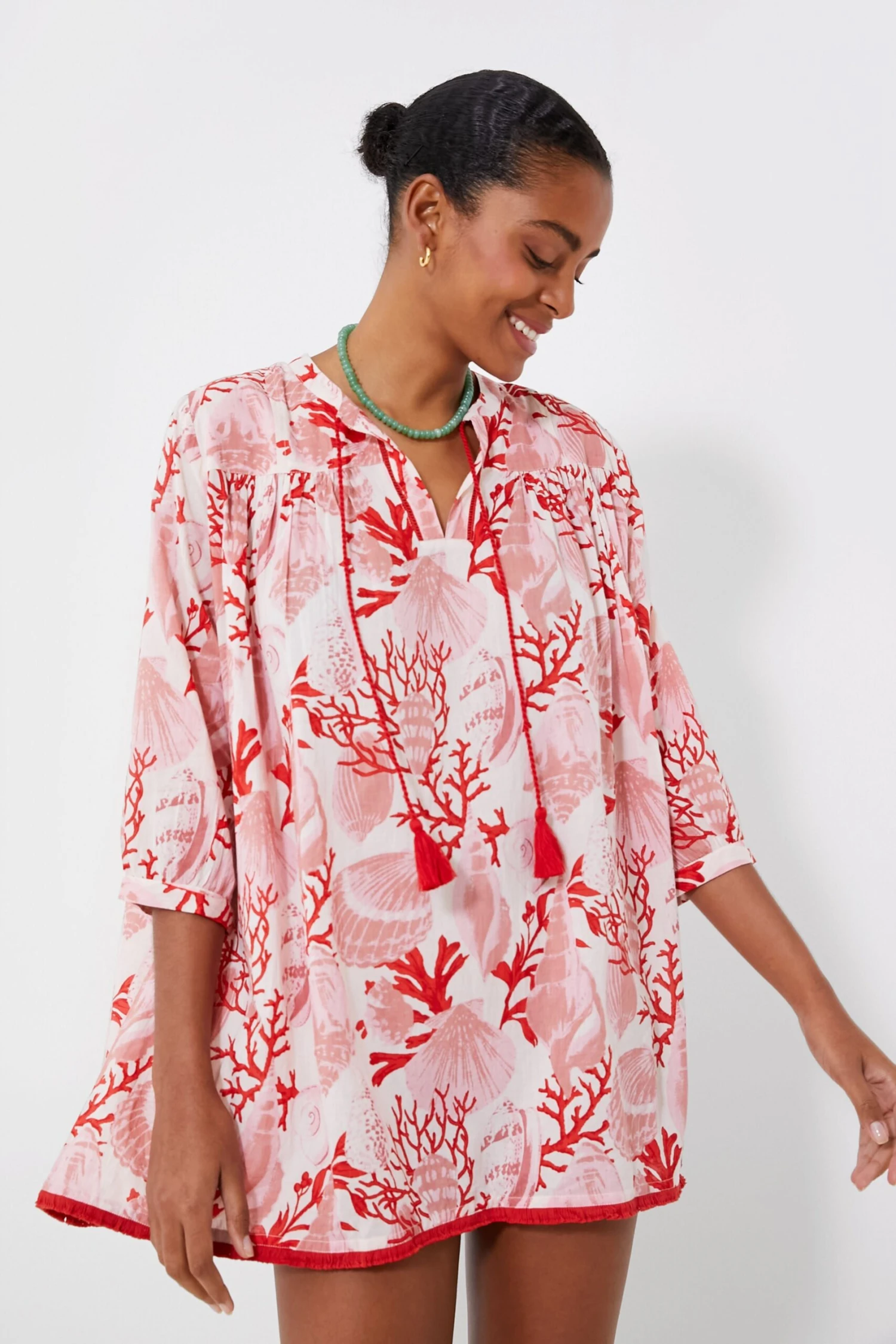 Coral Brights Bondi Coverup 2 Coral Brights Bondi Coverup - Image 2