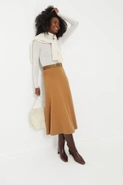 Vanessa Bruno Camel Boushra Midi Skirt 11 Vanessa Bruno Camel Boushra Midi Skirt -Outfit And Shoe Sales Store 861qV6IIutjf0RExZ8xQYMxXsWRudXzD 1