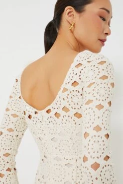 Floral Natural Crochet Marsielle Dress -Outfit And Shoe Sales Store 862HUtAvPfDMJyczAdG9u2FD7J2cQYbh 1