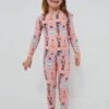 Pink Nutcracker Ballet Kids Bamboo PJ Set