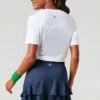 Navy And Trellis 14 Inch Madison Tennis Skirt